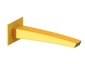 LUCE 84897 - Wall-mounted spout by Rubinetterie Frattini - view 3